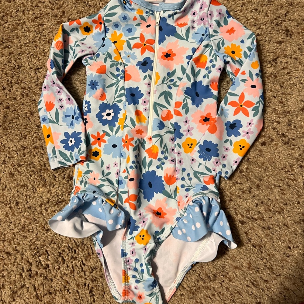 Floral Kids Swimwear